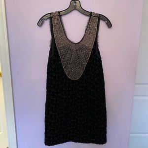 Free people black velvet dress